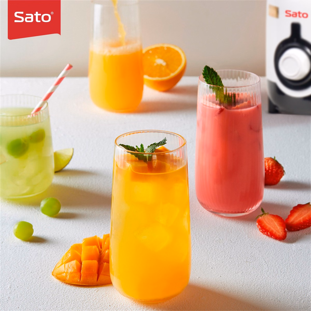 Máy Xay Sinh Tố Đa Năng Sato Mx8602A - Sato - Ảnh 7