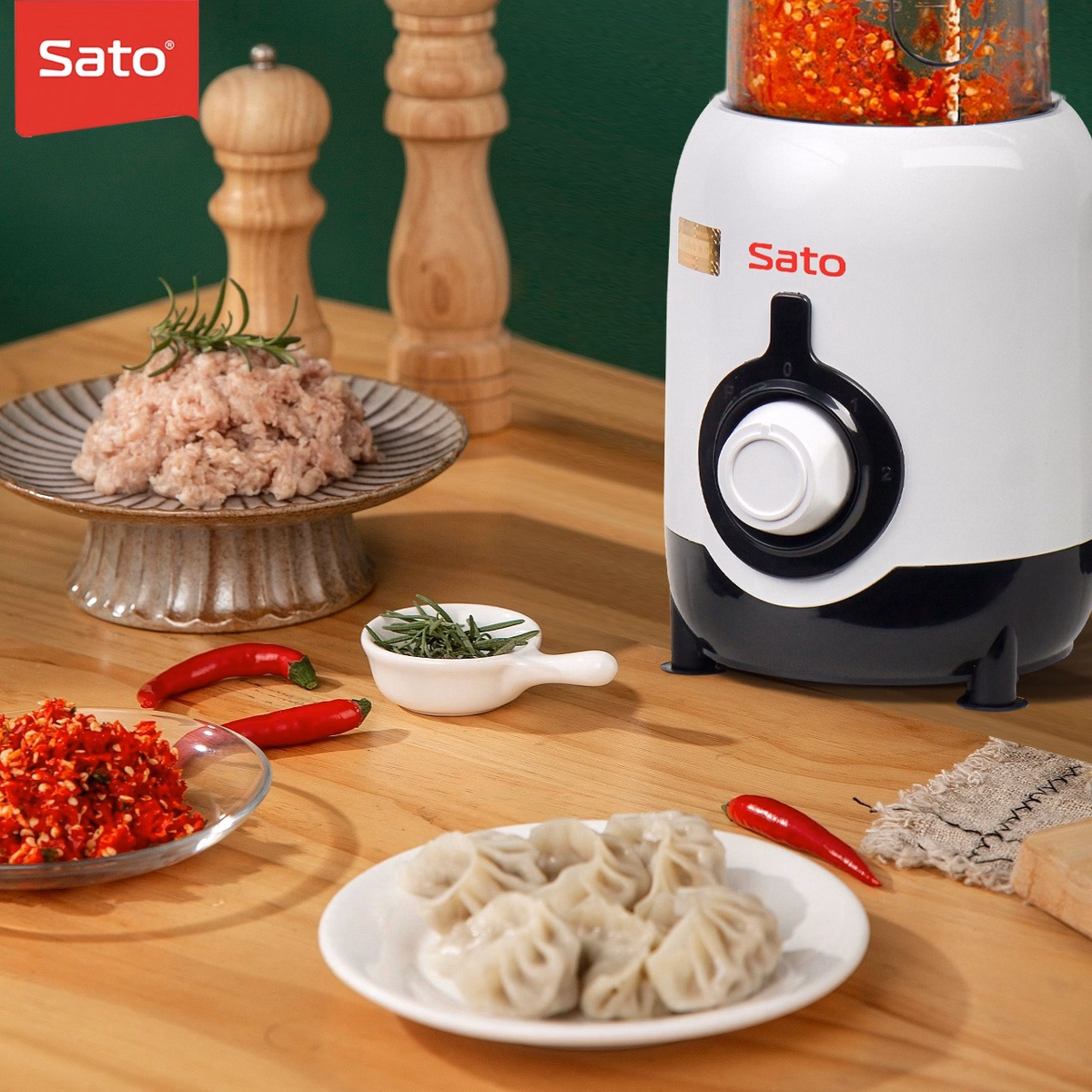 Máy Xay Sinh Tố Đa Năng Sato Mx8803A - Sato - Ảnh 6
