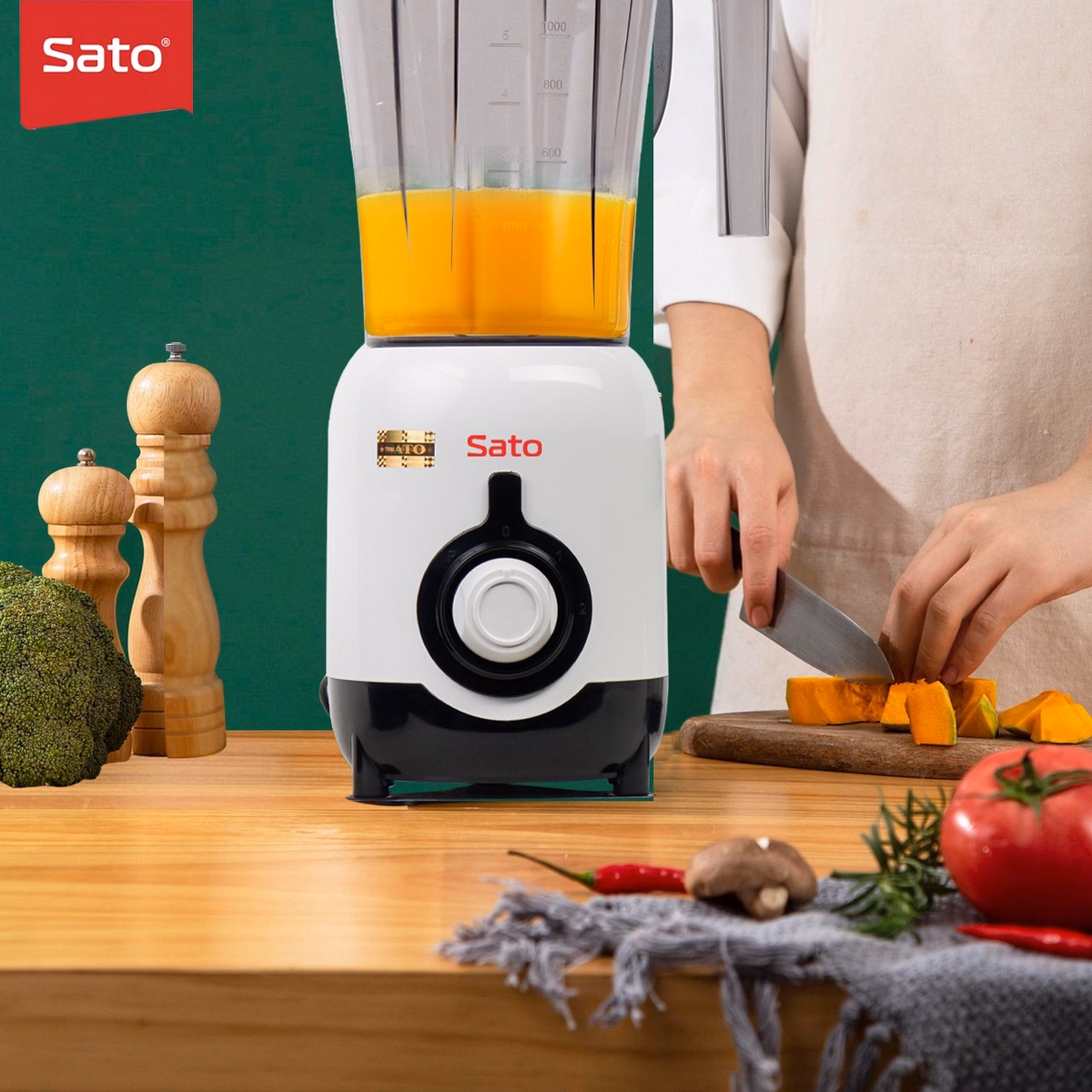 Máy Xay Sinh Tố Đa Năng Sato Mx8803A - Sato - Ảnh 5