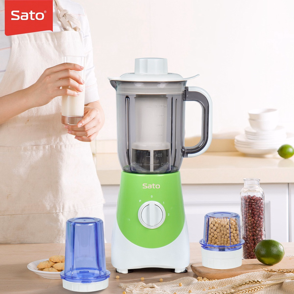 Máy Xay Sinh Tố Đa Năng Sato Mx1101 - Sato - Ảnh 4
