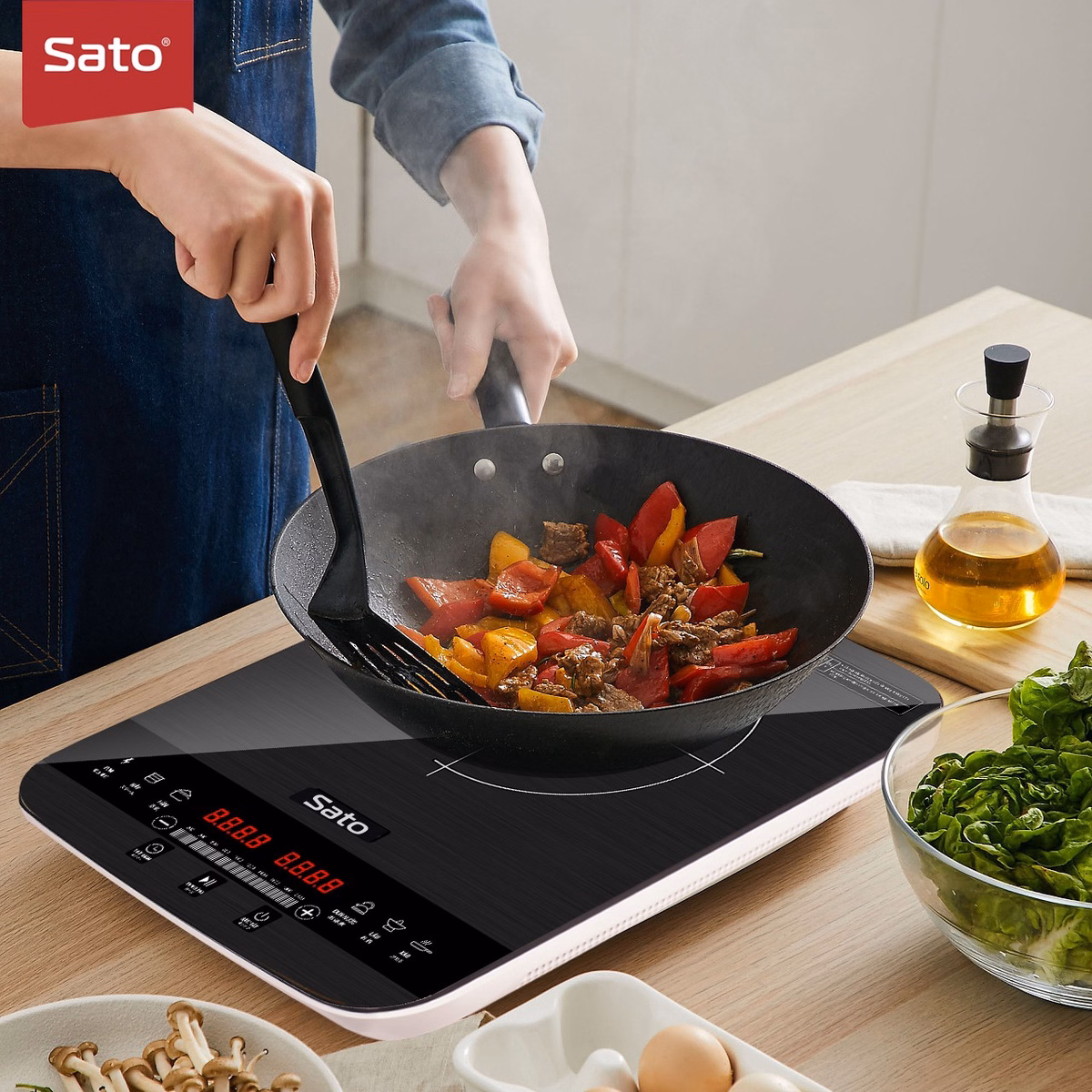 Bếp Từ Đơn Bt042 - Sato - Ảnh 4