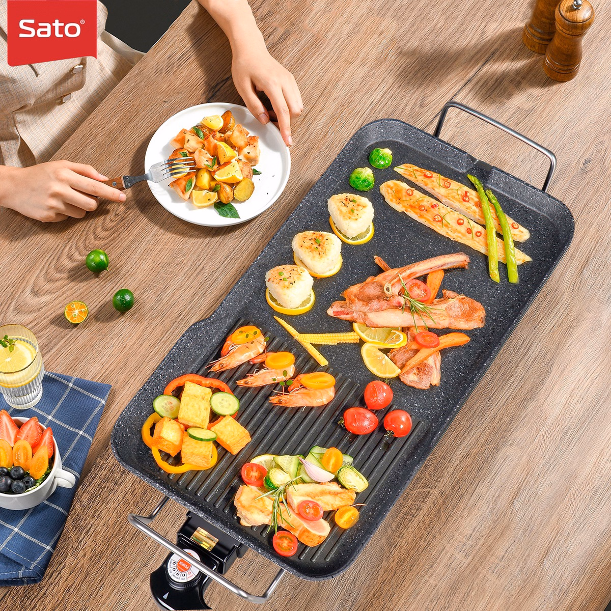 Bếp Nướng Điện Sato Bn11 - Ảnh 4
