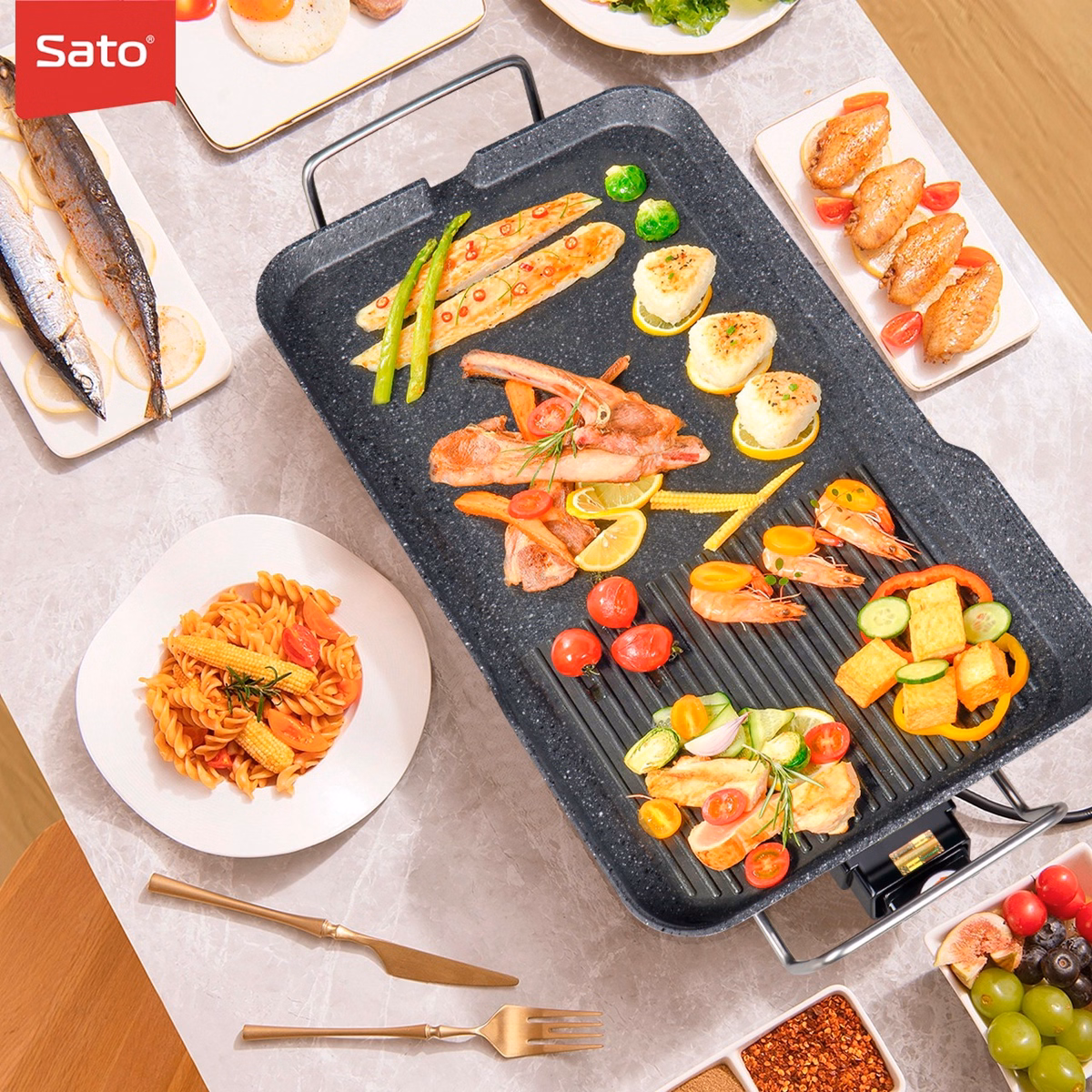 Bếp Nướng Điện Sato Bn11 - Ảnh 5