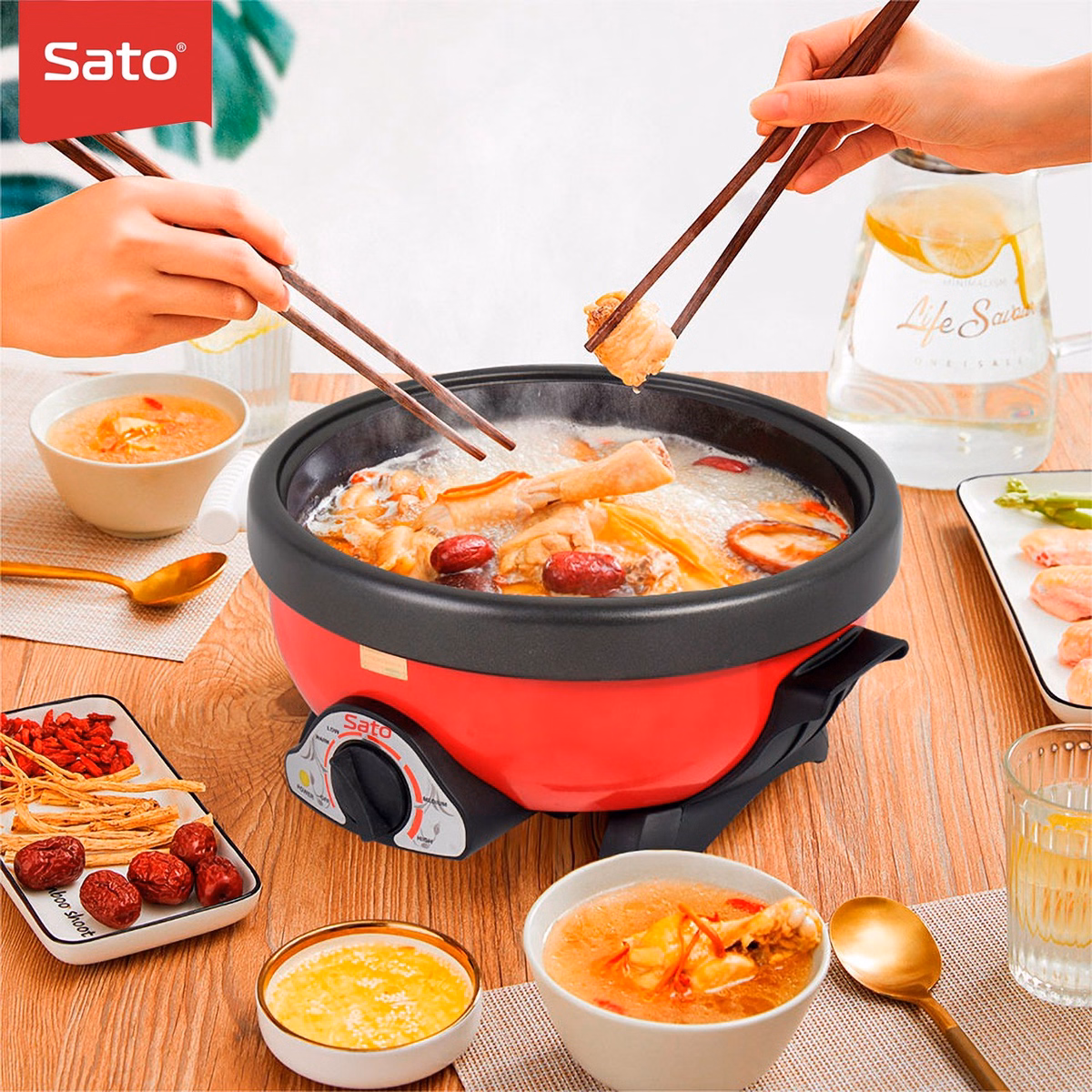 Nồi Lẩu Điện Sato 35Nl31 (3.5L) - Ảnh 6