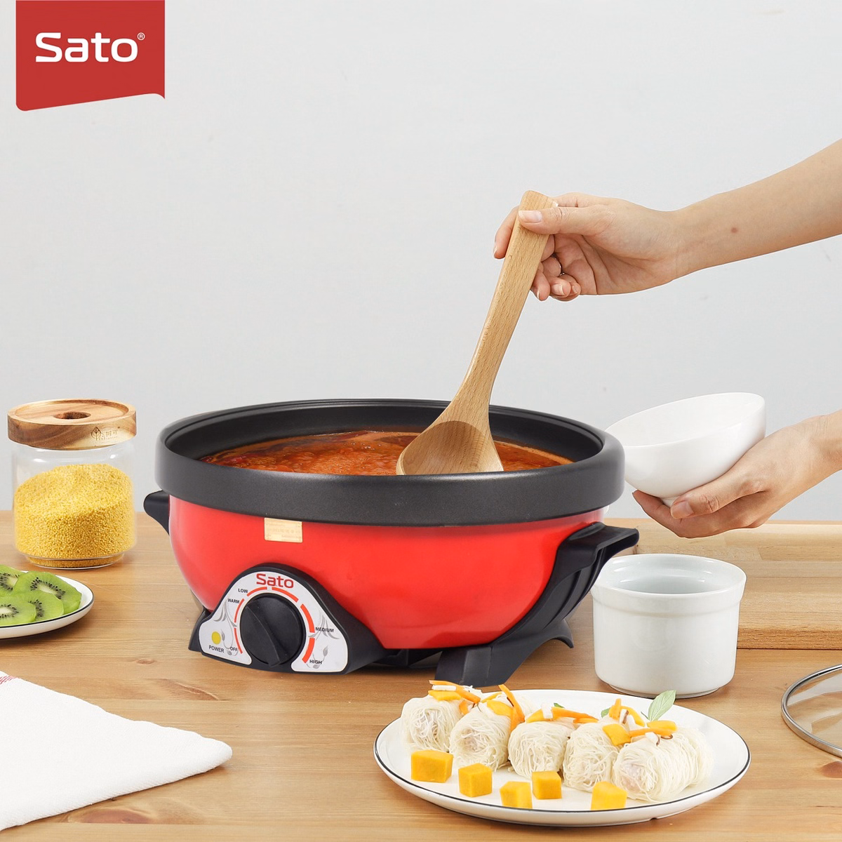 Nồi Lẩu Điện Sato 35Nl31 (3.5L) - Ảnh 4