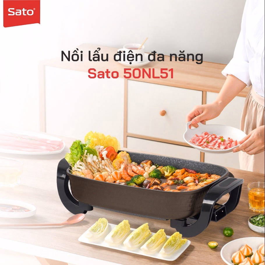 Nồi Lẩu Điện Sato 50Nl51 - Ảnh 2