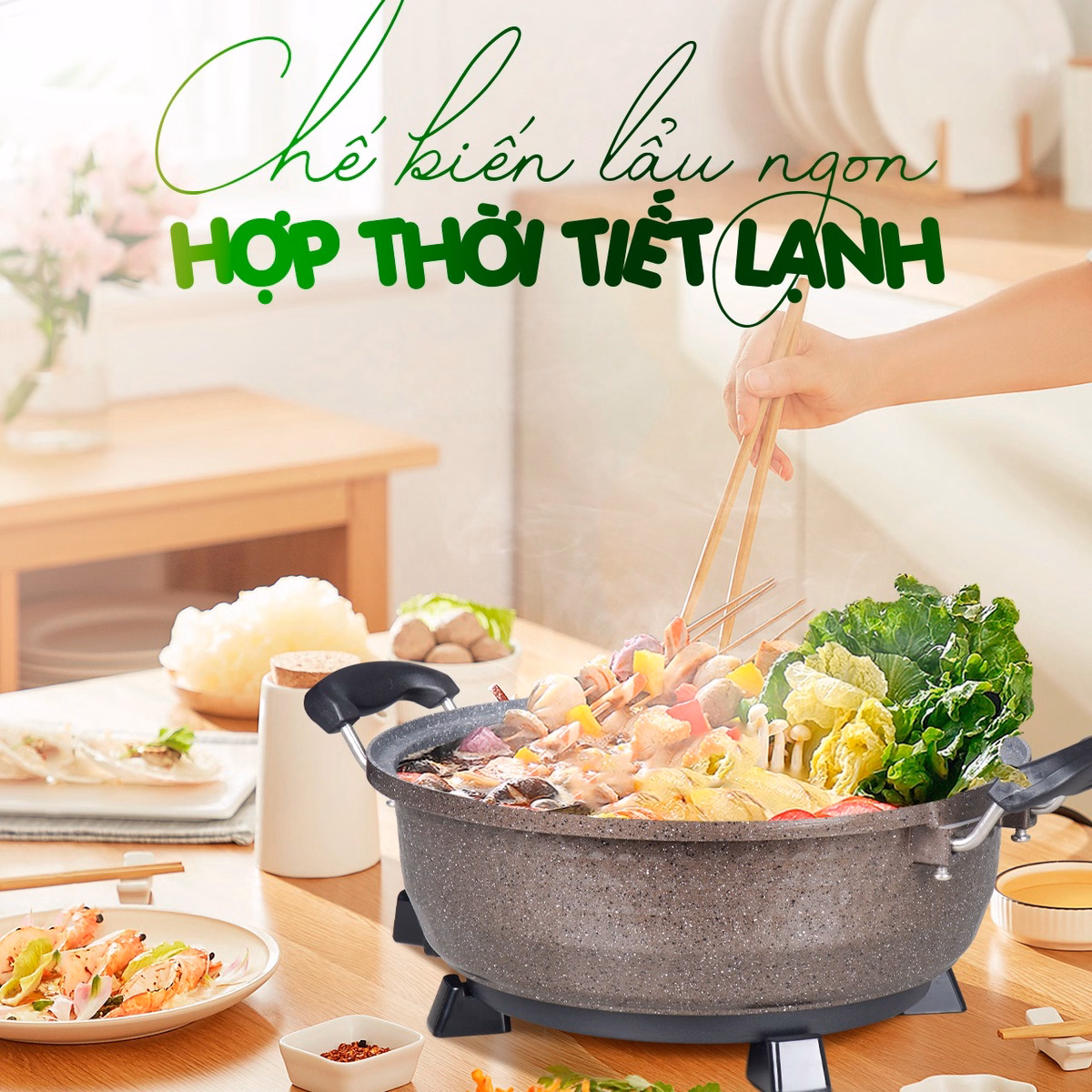 Nồi Lẩu Điện Sato 50Nl52 - Ảnh 2