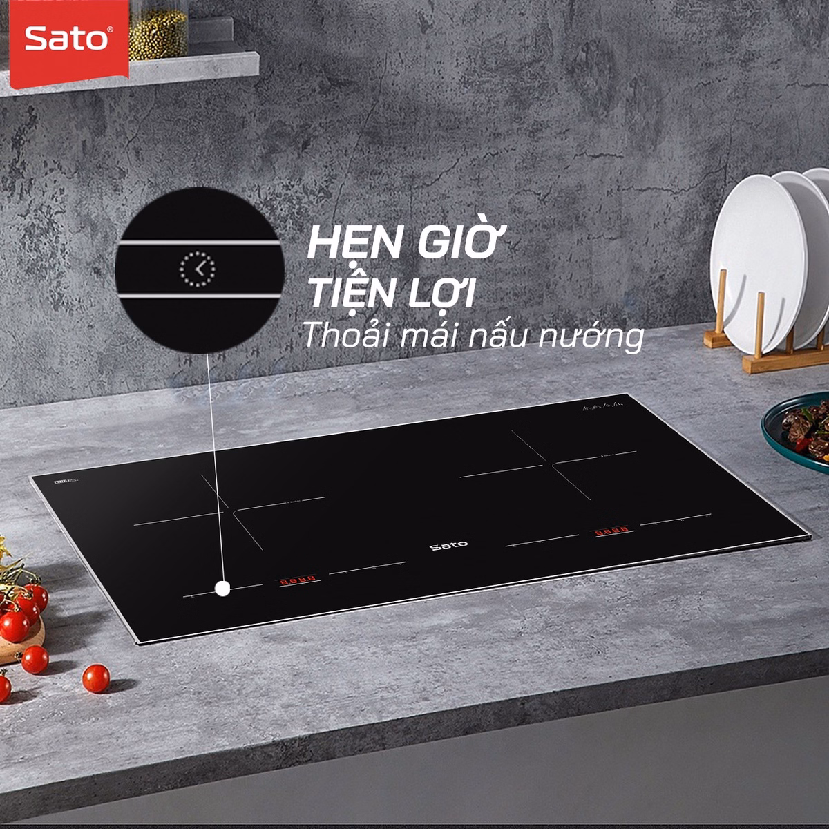 Bếp Điện Từ Thông Minh Sih265 N1.3 (B) - Sato - Ảnh 4