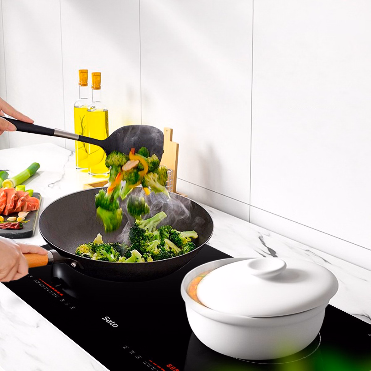 Bếp Điện Từ Thông Minh Sih377 N2.0 (B) - Sato - Ảnh 3