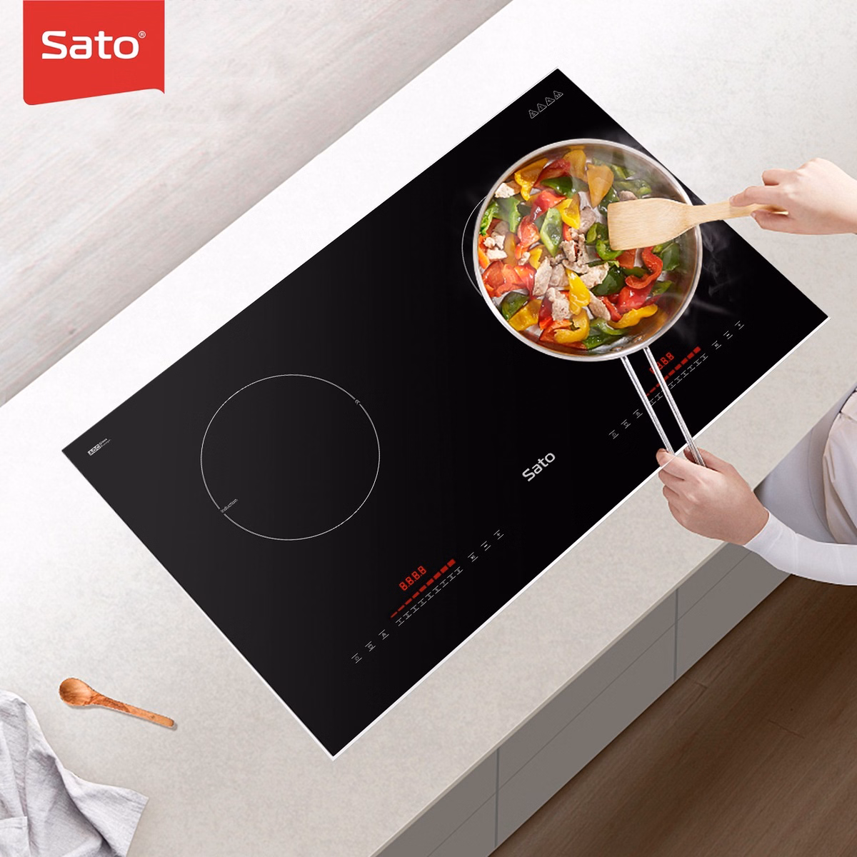 Bếp Điện Từ Thông Minh Sih377 N2.0 (B) - Sato - Ảnh 7