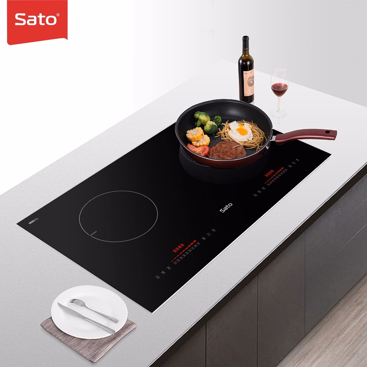 Bếp Điện Từ Thông Minh Sih377 N2.0 (B) - Sato - Ảnh 5