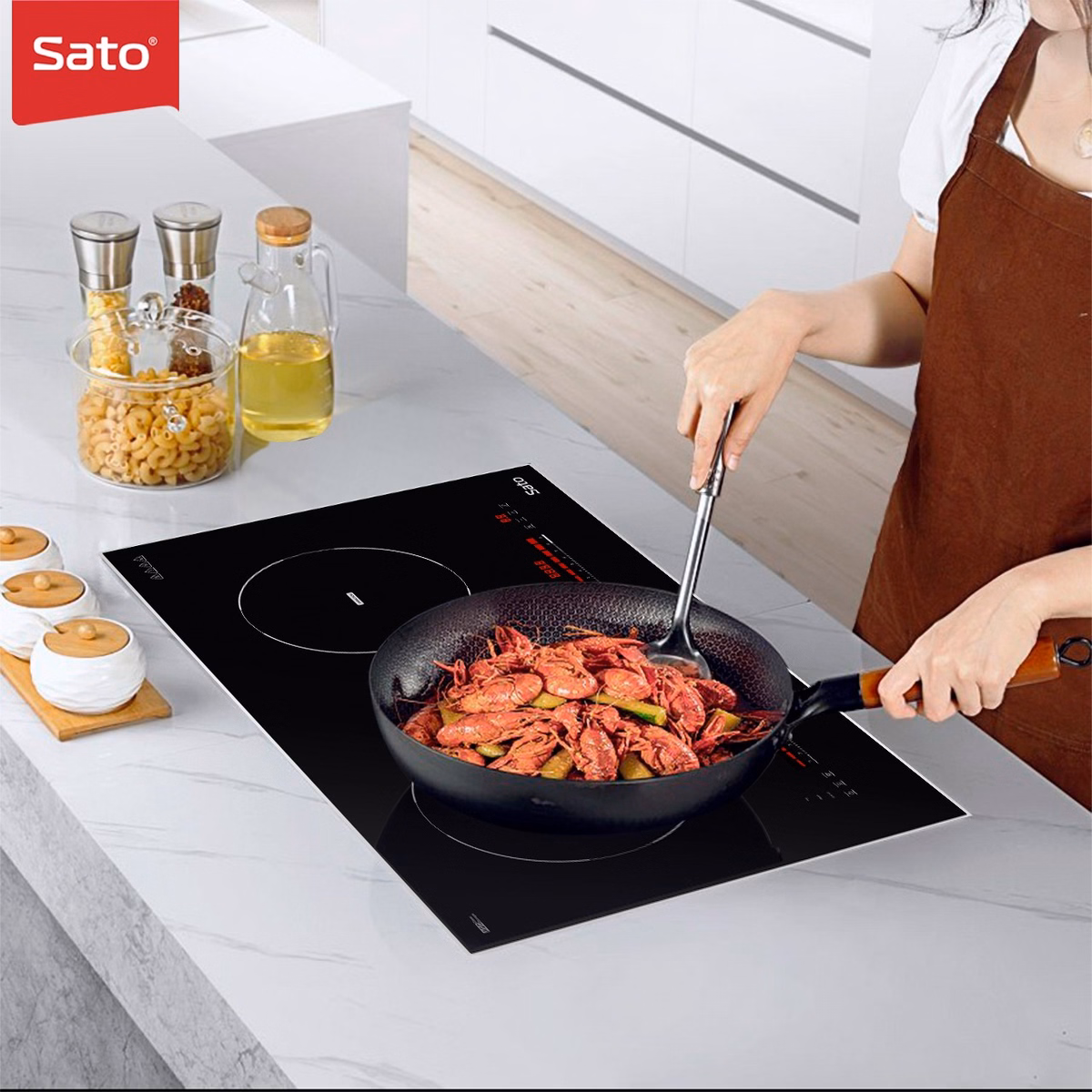 Bếp Điện Từ Thông Minh Sih948N9 (B) - Sato - Ảnh 4