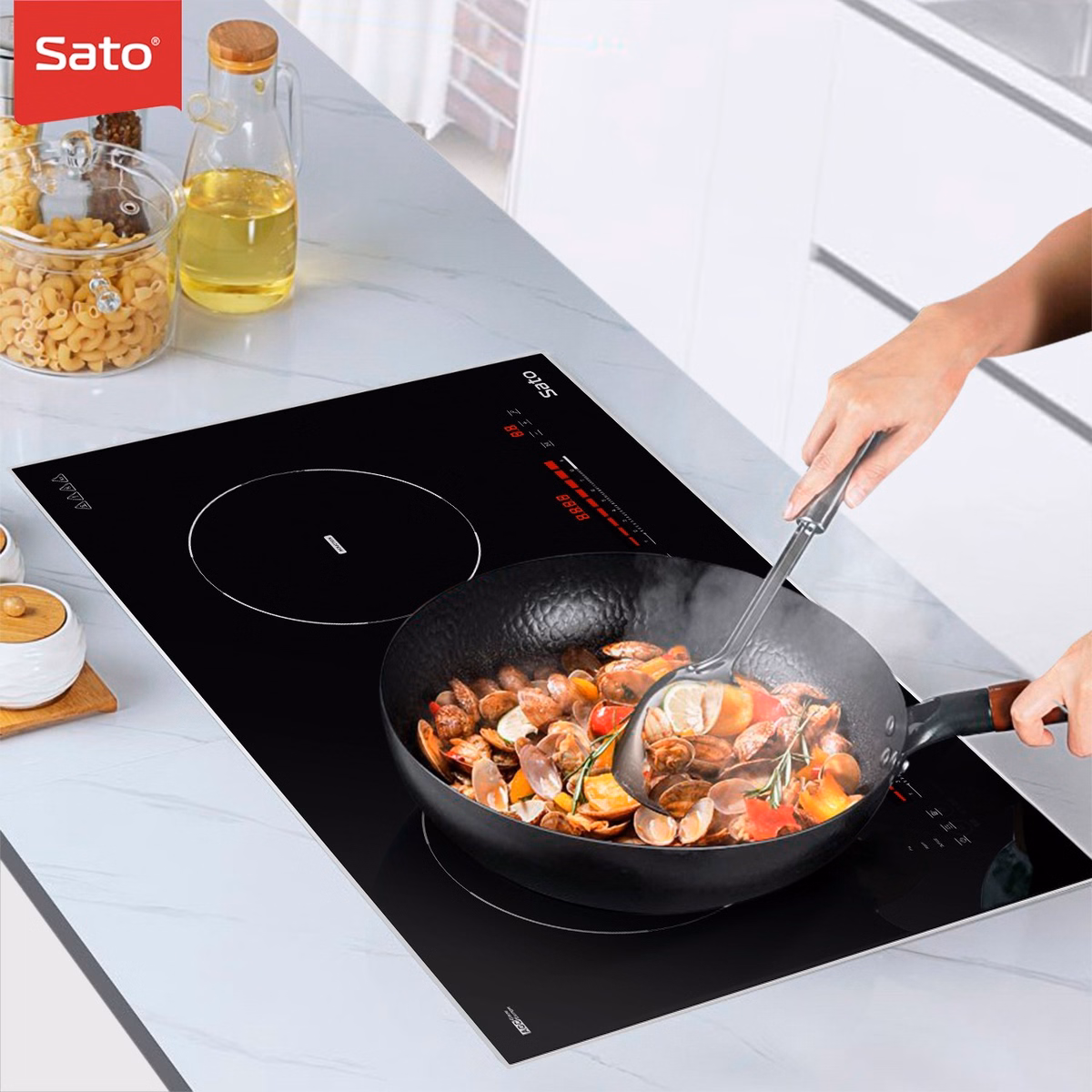 Bếp Điện Từ Thông Minh Sih948N9 (B) - Sato - Ảnh 3