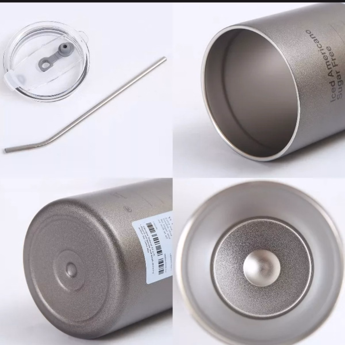 Ly Giữ Nhiệt Inox, Cốc Giữ Nhiệt 600Ml Kèm Ống Hút Americano Ctb97 - Bechip - Ảnh 12