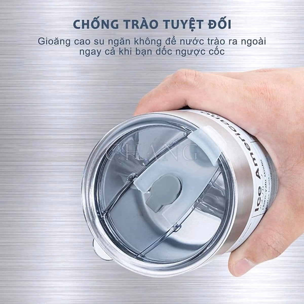 Ly Giữ Nhiệt Inox, Cốc Giữ Nhiệt 600Ml Kèm Ống Hút Americano Ctb97 - Bechip - Ảnh 20