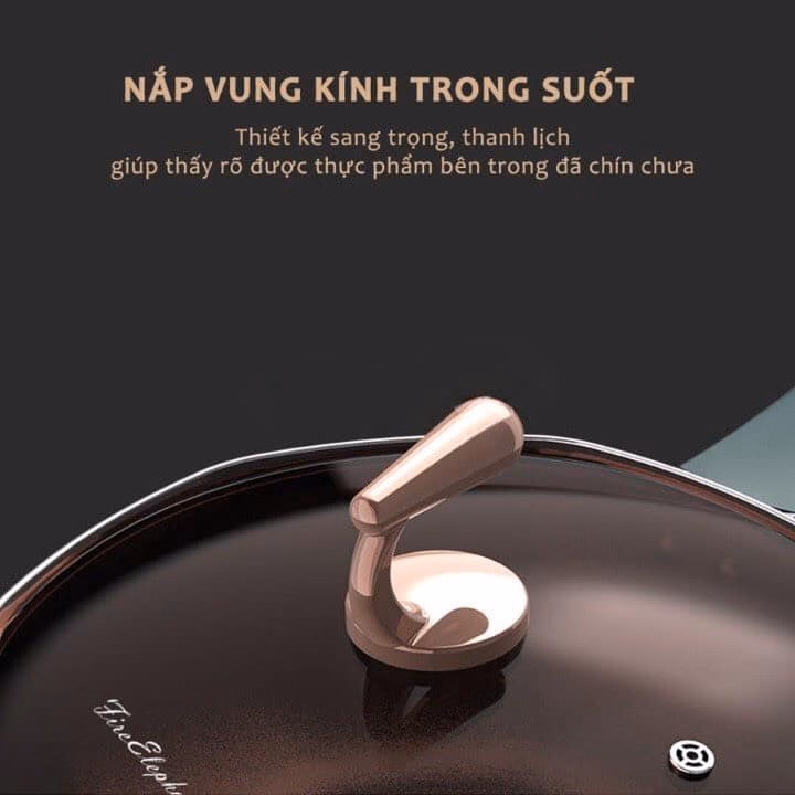 Chảo Lòng Sâu Chống Dính 8 Cạnh Vuông 33Cm - Ảnh 3