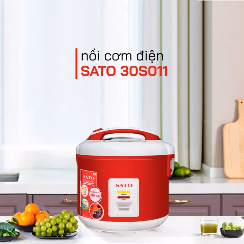 Nồi Cơm Điện 30S011 3.0L - Sato - Ảnh 2