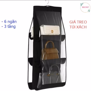 Giá Treo Bảo Vệ Túi Xách 6 Ngăn, 3 Tầng Tiện Dụng Ctb87 - Bechip