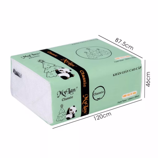 [Thùng 30 Gói] Giấy Ăn Gấu Trúc 3 Lớp - Mylan - Ảnh 4
