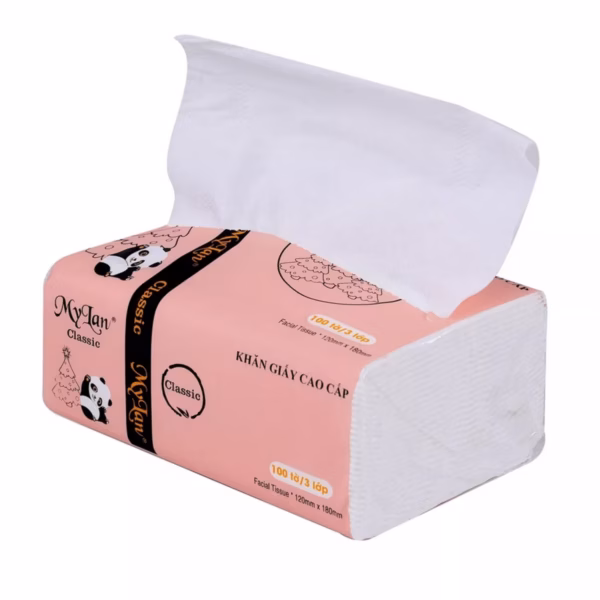 [Thùng 30 Gói] Giấy Ăn Gấu Trúc 3 Lớp - Mylan - Ảnh 2
