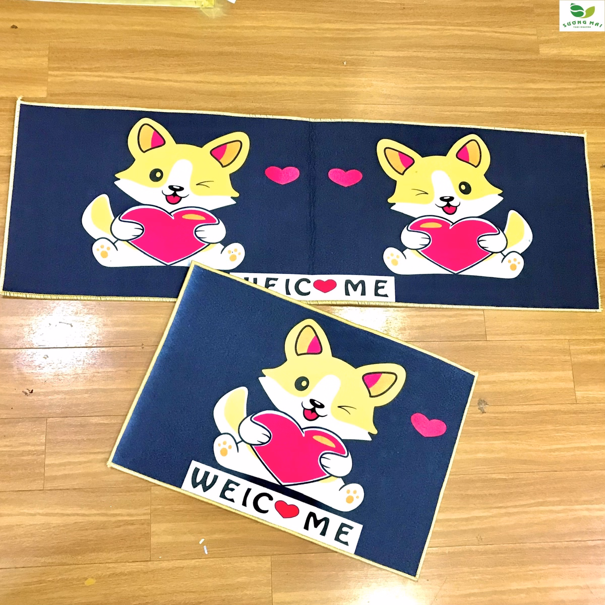 Sét 2 Thảm Bếp, Thảm Lau Chân, Trải Sàn 3D Siêu Thấm Hút Nước - Sương Mai - Ảnh 8