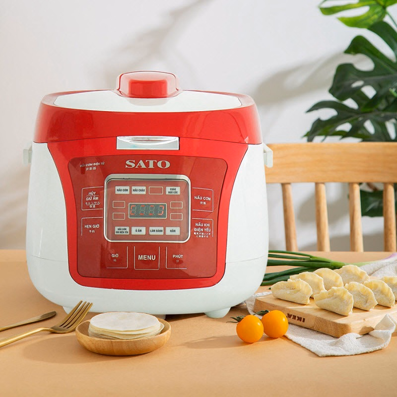 Nồi Cơm Điện Tử 18Dt017(T)/18Dt017(D)/18Dt017(G) 1.8L - Sato - Ảnh 5