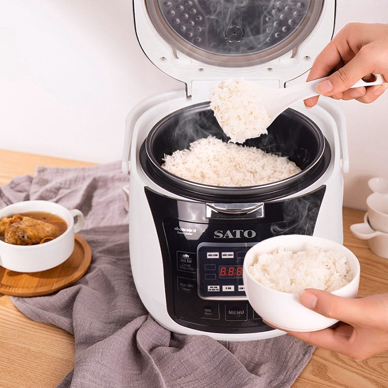 Nồi Cơm Điện Tử 18Dt017(T)/18Dt017(D)/18Dt017(G) 1.8L - Sato - Ảnh 6