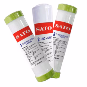 Bộ 3 Lõi Lọc Nước 123 - Sato