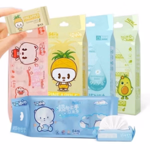 Set 8 Gói 64 Tờ Khăn Ướt Mini Bỏ Túi Tiện Lợi - Su