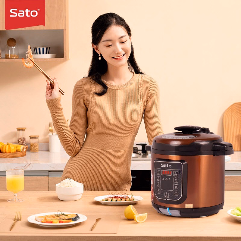 Nồi Áp Suất Đa Năng 6As039.D - Sato - Ảnh 4