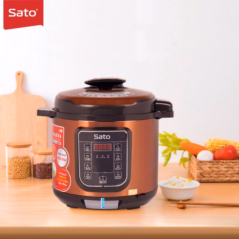 Nồi Áp Suất Đa Năng 6As039.D - Sato - Ảnh 2