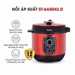 Nồi Áp Suất Đa Năng 6As042.D 6.0L - Sato