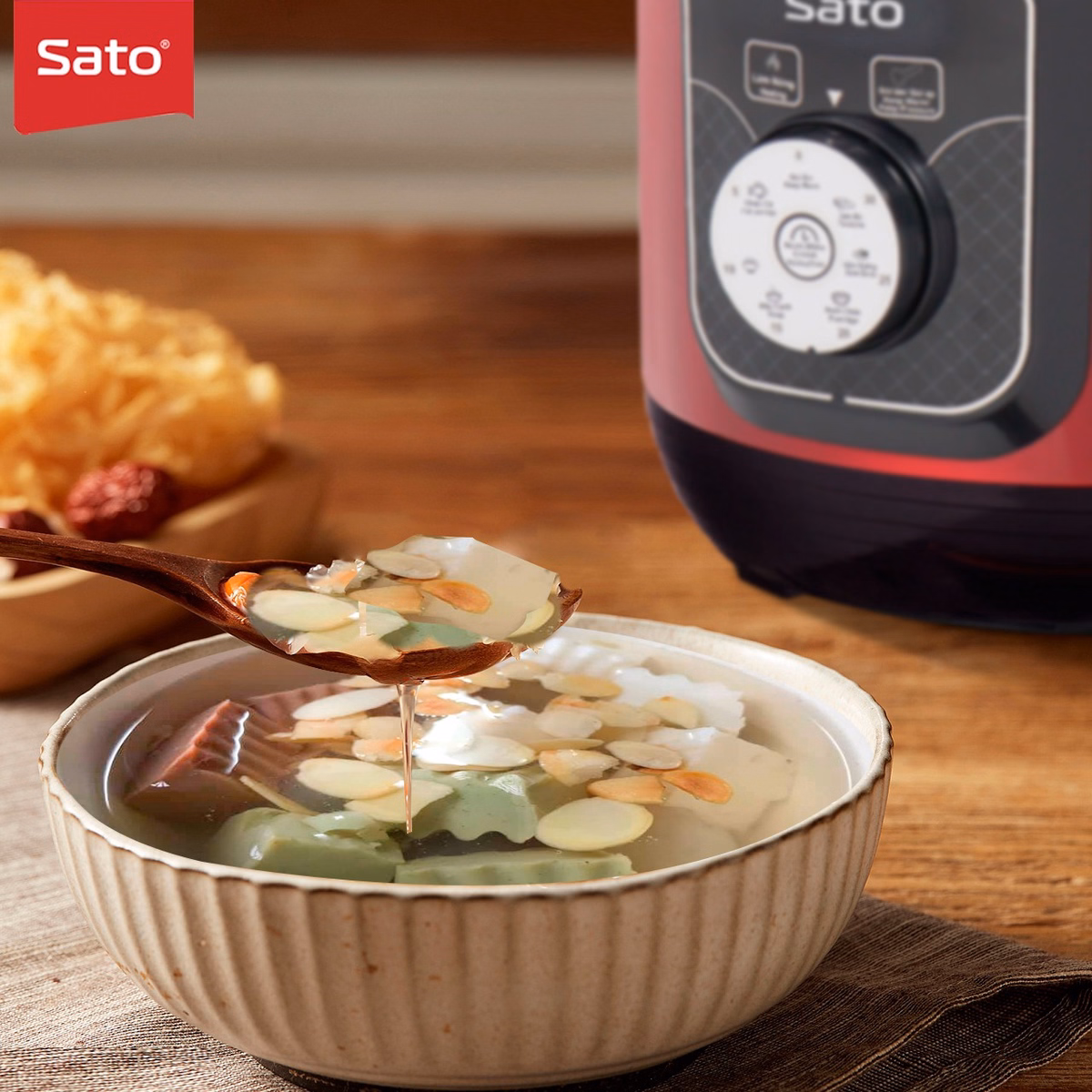 Nồi Áp Suất Đa Năng 6As051 6.0L - Sato - Ảnh 4