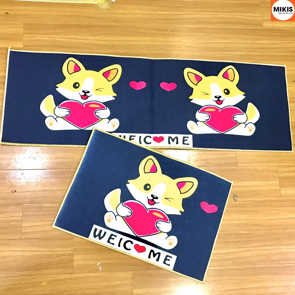 Set 2 Thảm Bếp, Thảm Lau Chân, Trải Sàn 3D Siêu Thấm Hút Nước - Sương Mai - Ảnh 9