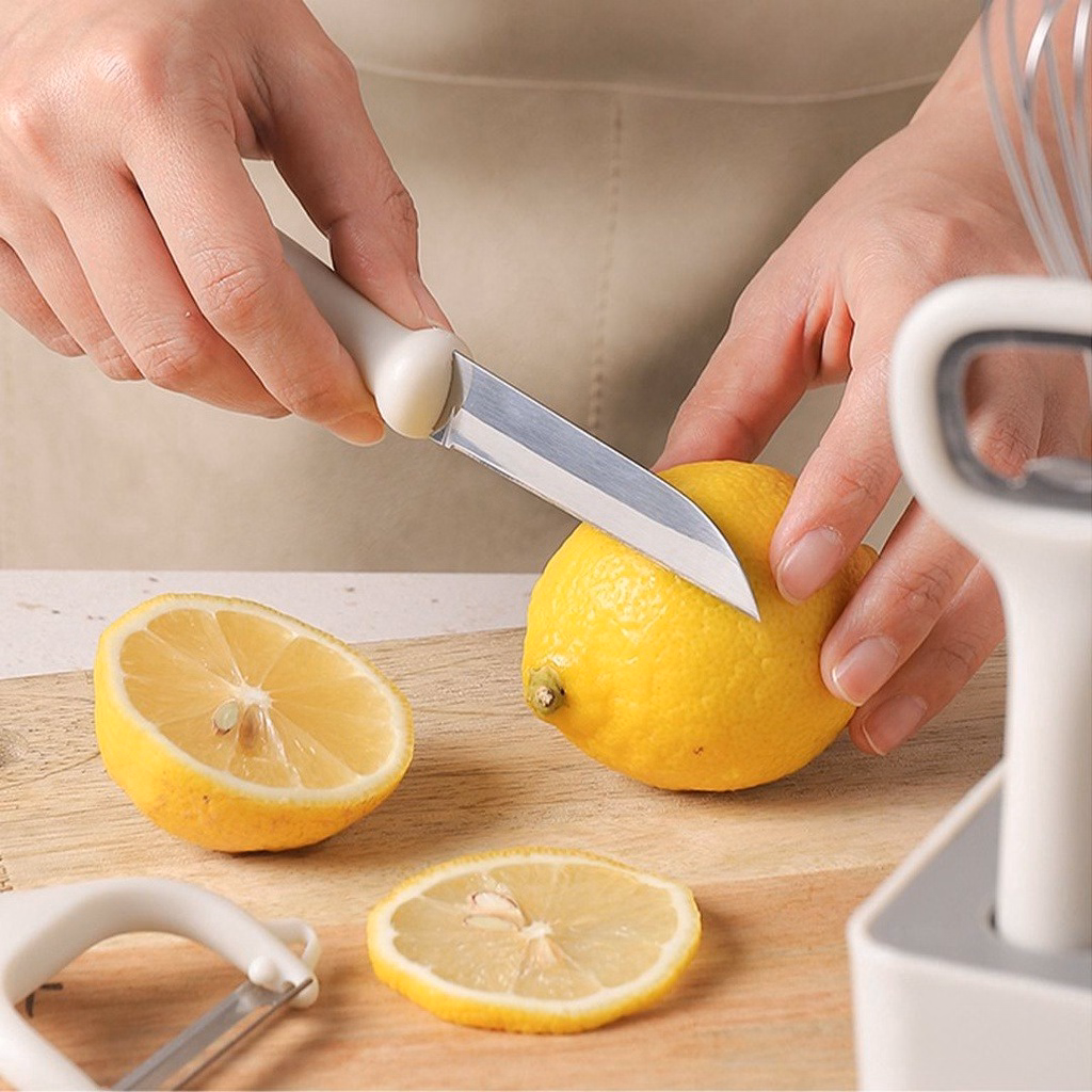 Bộ 5 Dụng Cụ Nhà Bếp Kèm Khay Đựng Cao Cấp - Su - Ảnh 4