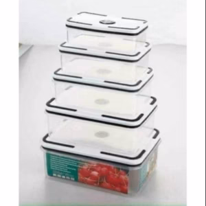 Bộ 5 Hộp Nhựa Đựng Thực Phẩm Chữ Nhật - Su