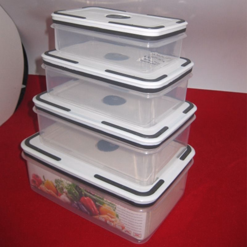 Bộ 5 Hộp Nhựa Đựng Thực Phẩm Chữ Nhật - Su - Ảnh 4