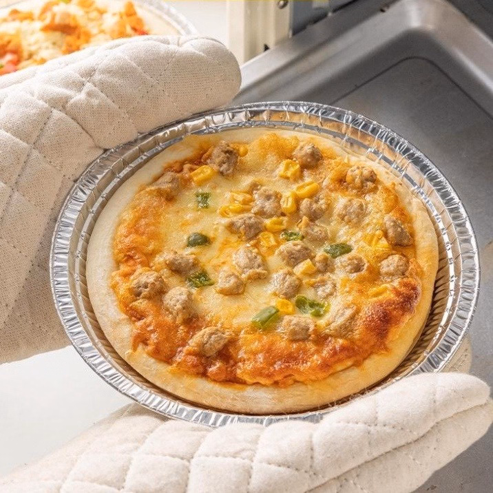 Bộ 50 Khay Giấy Bạc Lót Nồi Chiên Tiện Lợi - Su - Ảnh 3