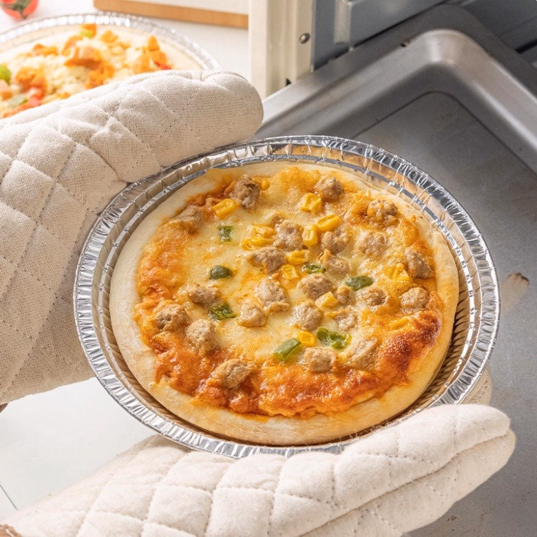 Bộ 50 Khay Giấy Bạc Lót Nồi Chiên Tiện Lợi - Su - Ảnh 6