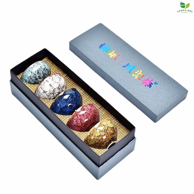 Bộ 5 Chén Sứ Ngũ Sắc - Sương Mai - Ảnh 10