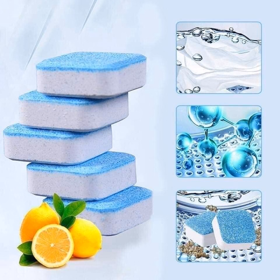 Hộp 12 Viên Vệ Sinh Lồng Máy Giặt Siêu Sạch - Su - Ảnh 7