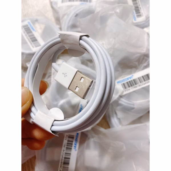 Dây Sạc Iphone (Lightning) Hàng Chuẩn - Silver - Ảnh 3