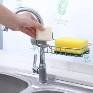 Khay Inox Gắn Vòi Nước Vật Dụng Rửa Chén - Su