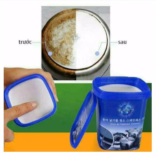 Kem Tẩy Rữa, Đánh Bóng Xoong Nồi, Tẩy Vết Bẩn Đa Năng Hàn Quốc Ctb103 - Bechip - Ảnh 6