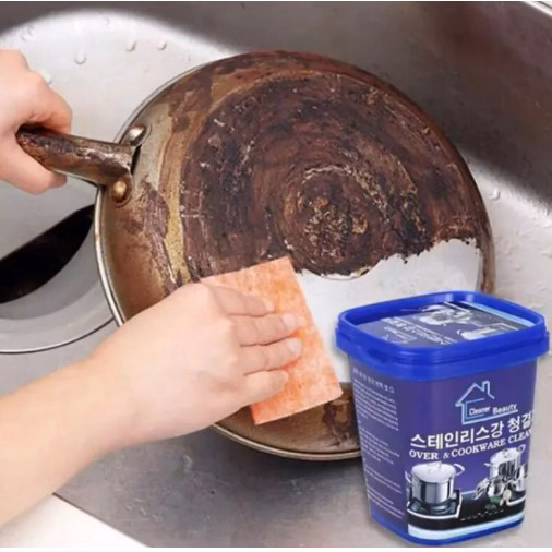 Kem Tẩy Rữa, Đánh Bóng Xoong Nồi, Tẩy Vết Bẩn Đa Năng Hàn Quốc Ctb103 - Bechip - Ảnh 8