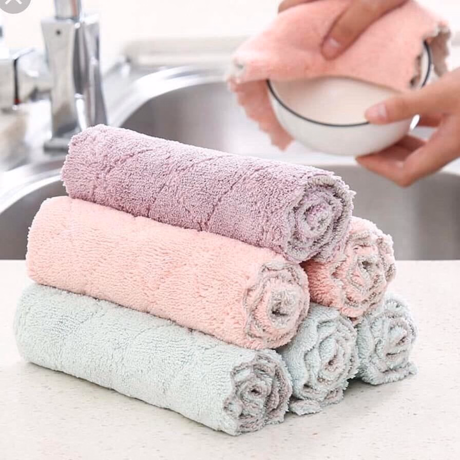 Set 10 Khăn Bếp Đa Năng Siêu Thấm - Silver - Ảnh 4