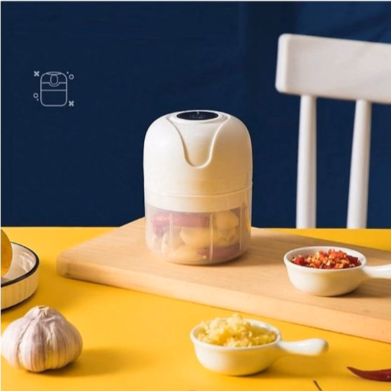 Máy Xay Tỏi Ớt Cầm Tay Sạc Pin 250Ml Ctb107 - Bechip - Ảnh 6