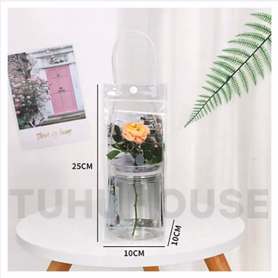 Combo 2 Túi Đựng Ly Giữ Nhiệt, Túi Đựng Bình Nước Trong Suốt Ctb120 - Bechip - Ảnh 13