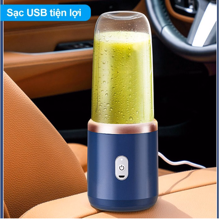 Máy Xay Sinh Tố Mini Cầm Tay 2 Cốc Gọn Nhẹ Và Tiện Lợi Ctb112 - Bechip - Ảnh 13