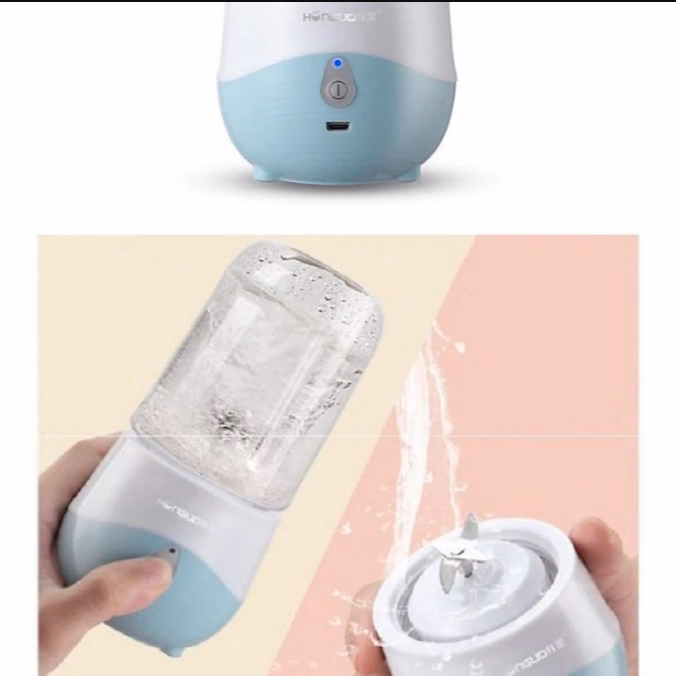 Máy Xay Sinh Tố Mini Cầm Tay 2 Cốc Gọn Nhẹ Và Tiện Lợi Ctb112 - Bechip - Ảnh 19